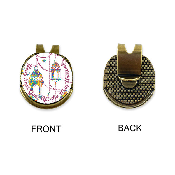 Hanging Lanterns Golf Ball Hat Clip Marker - Apvl - GOLD