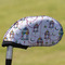 Hanging Lanterns Golf Club Cover - Front