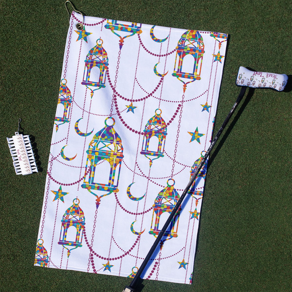Custom Hanging Lanterns Golf Towel Gift Set