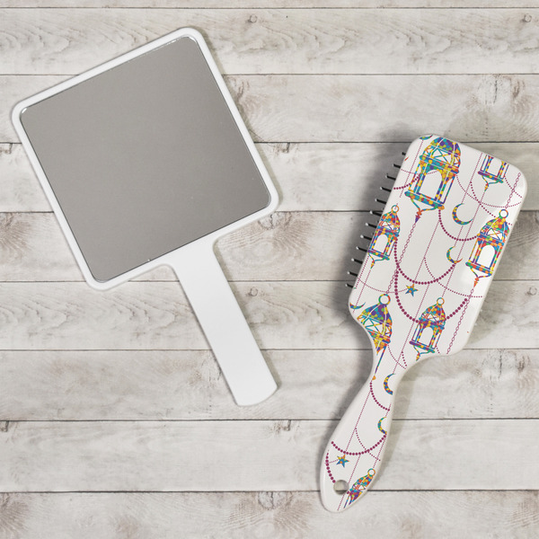 Hanging Lanterns Hair Brush - In Context