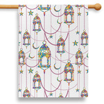 Hanging Lanterns 28" House Flag - Single Sided