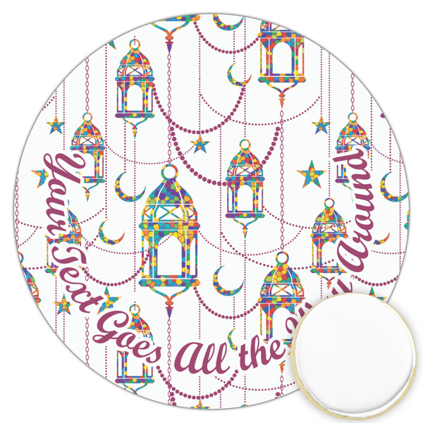 Custom Hanging Lanterns Printed Cookie Topper - 3.25"