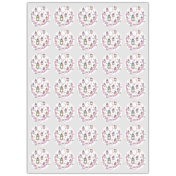 Hanging Lanterns Icing Circle - XSmall - Set of 35