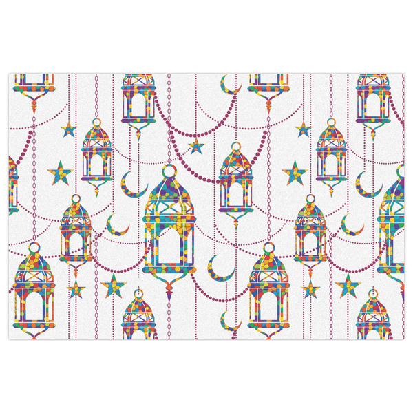 Hanging Lanterns Indoor / Outdoor Rug - 4'x6' - Front Flat