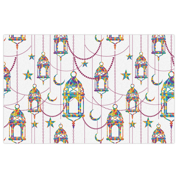 Hanging Lanterns Indoor / Outdoor Rug - 5'x8' - Front Flat