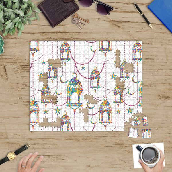 Hanging Lanterns Jigsaw Puzzle 500 Piece - In Context