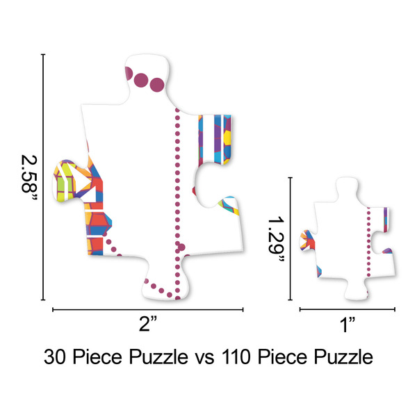 Hanging Lanterns Jigsaw Puzzle - Piece Comparison