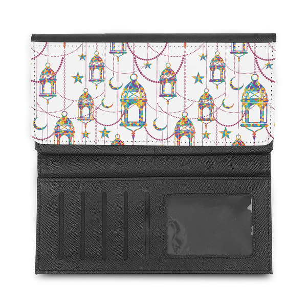 Hanging Lanterns Ladies Wallet - Half Way Open
