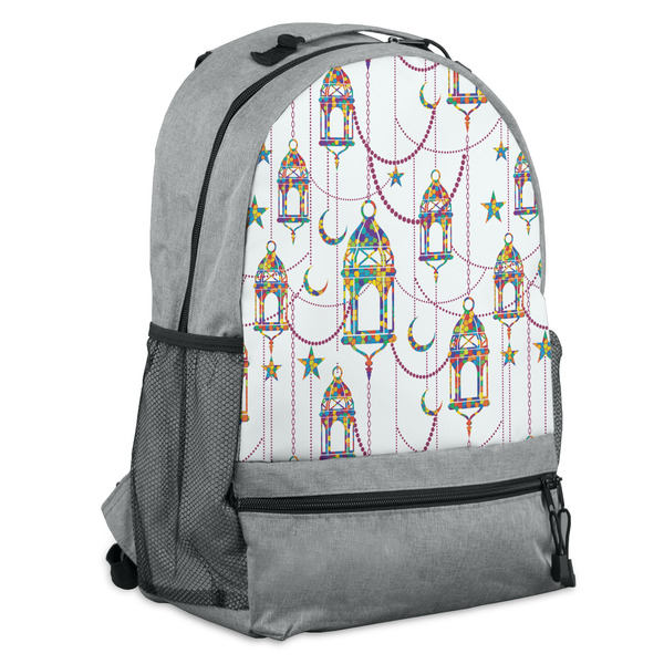Custom Hanging Lanterns Backpack - Grey