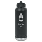 Hanging Lanterns Water Bottles - Laser Engraved - Front & Back