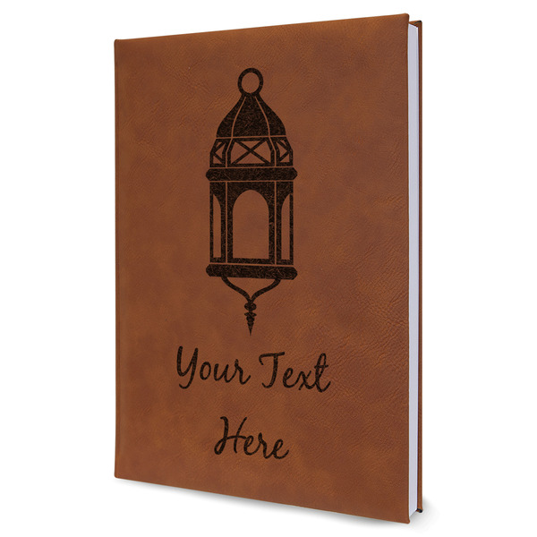Custom Hanging Lanterns Leather Sketchbook