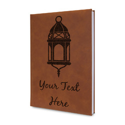 Hanging Lanterns Leather Sketchbook - Small - Double Sided