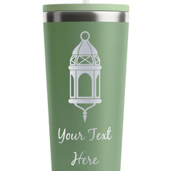 Hanging Lanterns RTIC Everyday Tumbler with Straw - 28oz - Light Green - Single-Sided