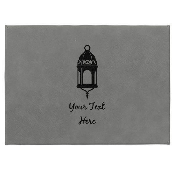 Hanging Lanterns Medium Gift Box with Engraved Leather Lid - Approval