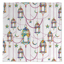 Hanging Lanterns Microfiber Dish Towel