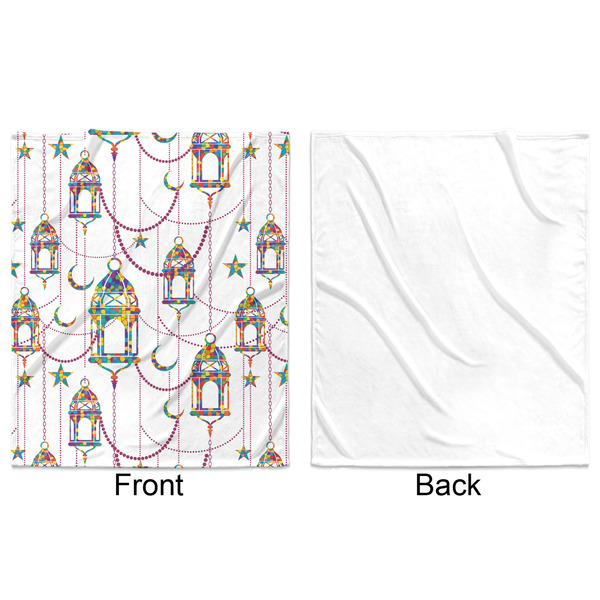 Hanging Lanterns Minky Blanket - 50"x60" - Single Sided - Front & Back