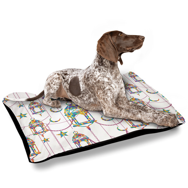 Hanging Lanterns Outdoor Dog Beds - Large - IN CONTEXT