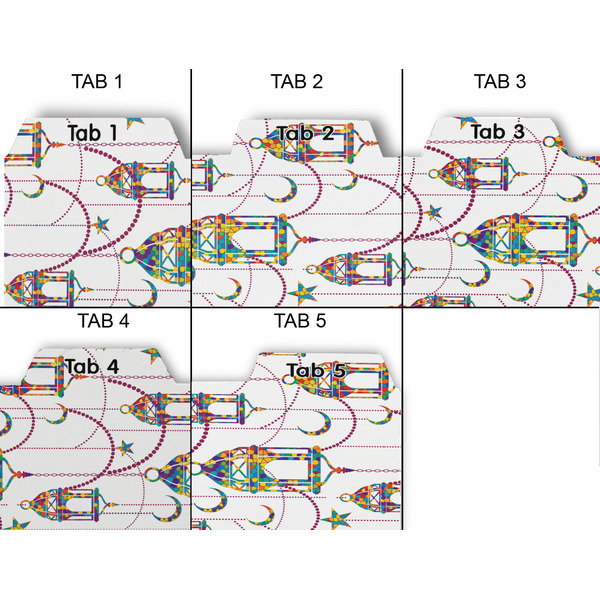 Hanging Lanterns Page Dividers - Set of 5 - Approval