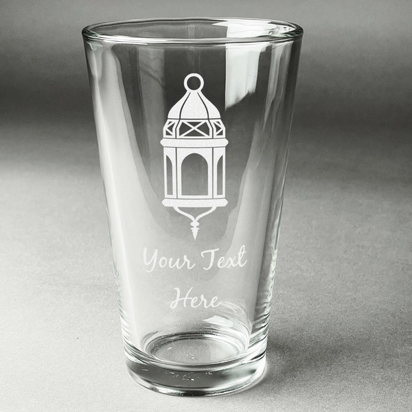 Custom Hanging Lanterns Pint Glass - Engraved