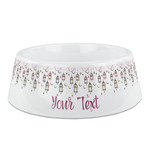 Hanging Lanterns Plastic Dog Bowl - Medium