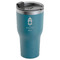 Hanging Lanterns RTIC Tumbler - Dark Teal - Angled