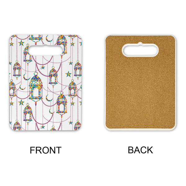 Hanging Lanterns Rectangle Trivet with Handle - APPROVAL