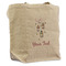 Hanging Lanterns Reusable Cotton Grocery Bag - Front View