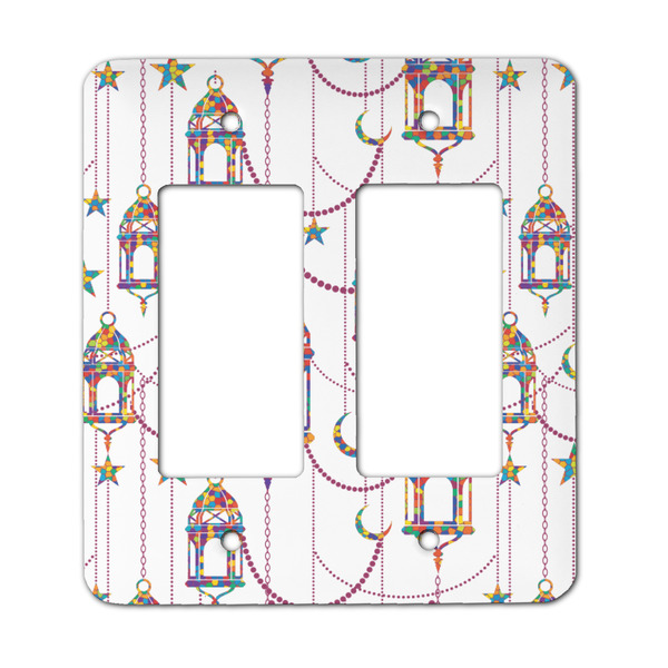 Custom Hanging Lanterns Rocker Style Light Switch Cover - Two Switch
