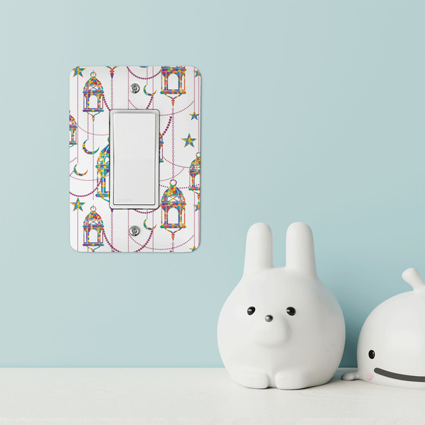 Hanging Lanterns Rocker Light Switch Covers - Single - IN CONTEXT