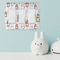 Hanging Lanterns Rocker Light Switch Covers - Triple - IN CONTEXT