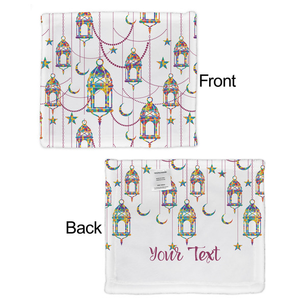 Hanging Lanterns Security Blanket - Front & Back View