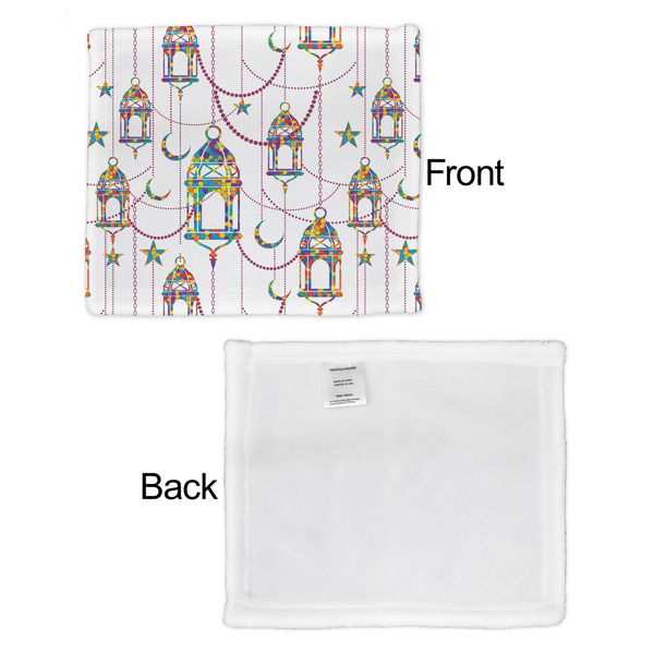 Hanging Lanterns Security Blanket - Front & White Back View