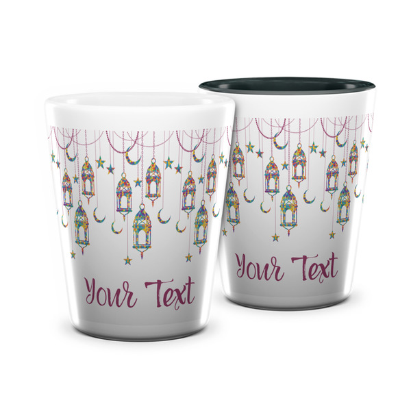Custom Hanging Lanterns Ceramic Shot Glass - 1.5 oz