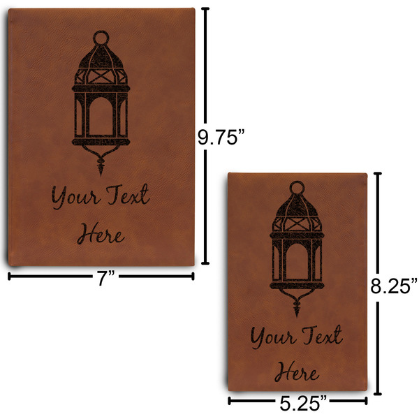 Hanging Lanterns Sketch Book Size Comparison w/ Dimension