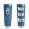 Hanging Lanterns Steel Blue RTIC Everyday Tumbler - 28 oz. - Front and Back