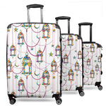 Hanging Lanterns 3 Piece Luggage Set - 20" Carry On, 24" Medium Checked, 28" Large Checked