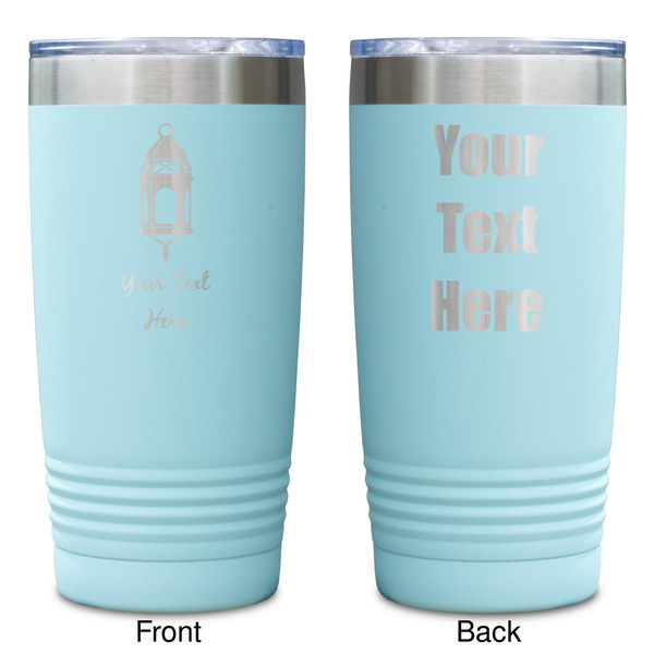 Hanging Lanterns Teal Polar Camel Tumbler - 20oz -Double Sided - Approval