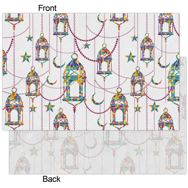 Hanging Lanterns Tissue Paper - Heavyweight - XL - Front & Back