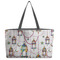 Hanging Lanterns Beach Totes Bag - w/ Black Handles