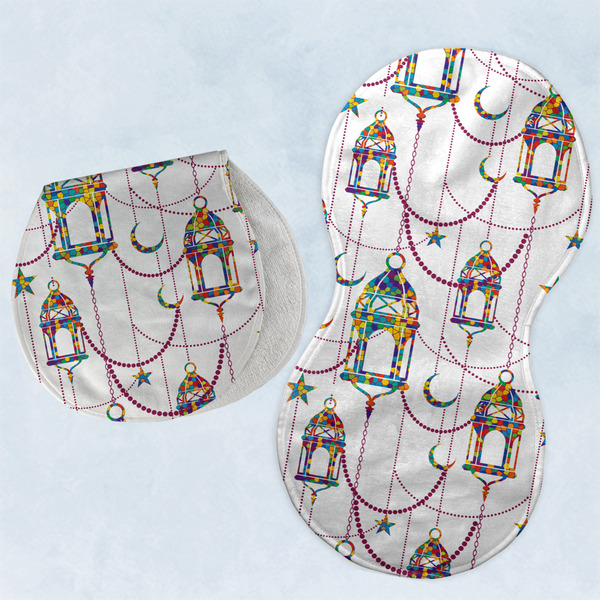 Hanging Lanterns Two Peanut Shaped Burps - Open and Folded