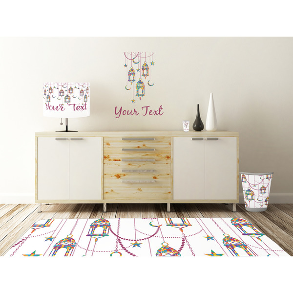 Hanging Lanterns Wall Graphic Decal Wooden Desk