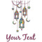 Hanging Lanterns Graphic Decal - Custom Sizes