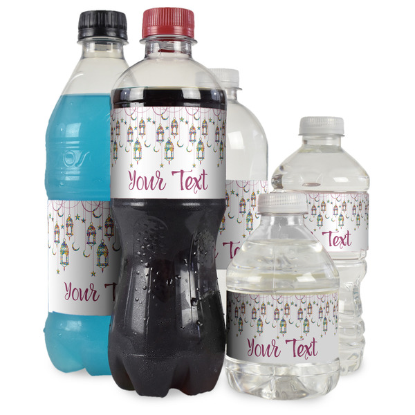 Hanging Lanterns Water Bottle Label - Multiple Bottle Sizes