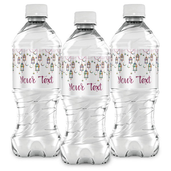 Hanging Lanterns Water Bottle Labels - Front View