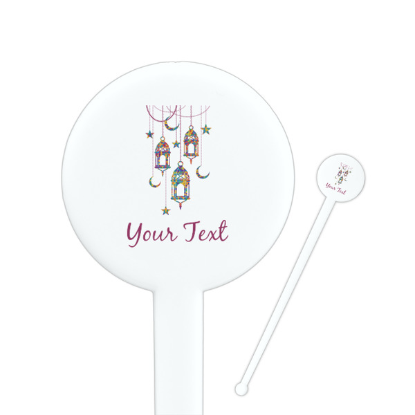 Custom Hanging Lanterns Round Plastic Stir Sticks