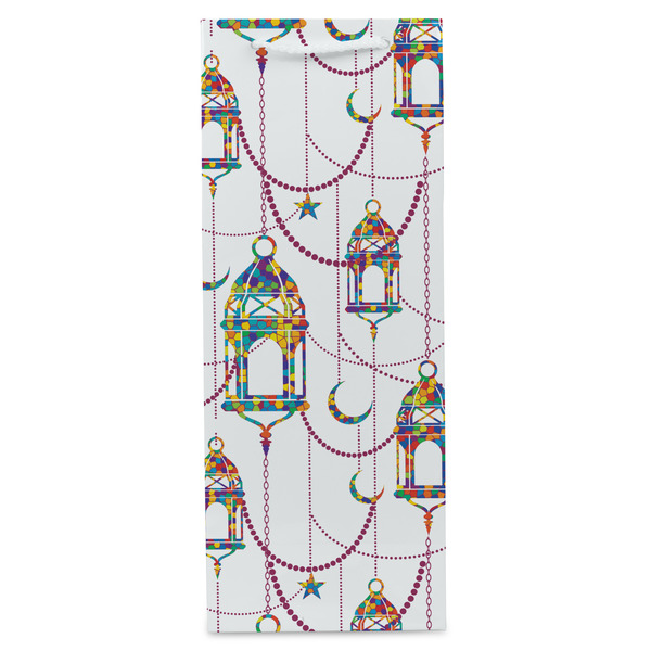 Hanging Lanterns Wine Gift Bag - Gloss - Front