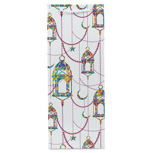 Hanging Lanterns Wine Gift Bag - Matte - Front