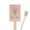 Hanging Lanterns 6.25" Rectangle Wooden Stir Sticks - Single Sided