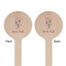 Hanging Lanterns Wooden 6" Stir Stick - Round - Double Sided - Front & Back