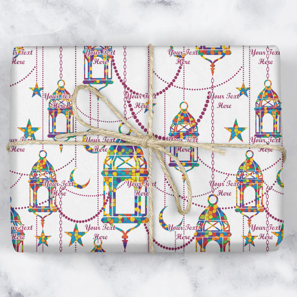 Hanging Lanterns Wrapping Paper Roll - Matte - Wrapped Box